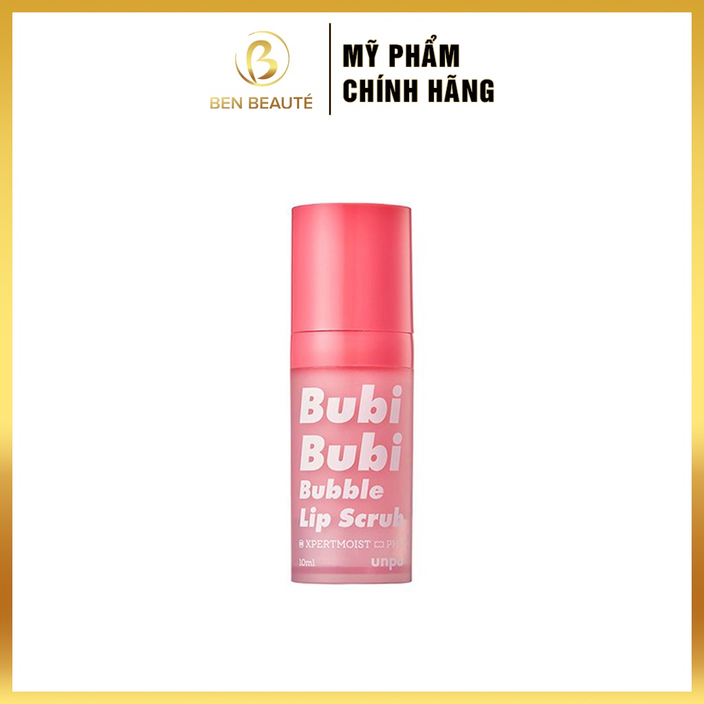 Tẩy Tế Bào Chết Môi Dạng Sủi Bọt Unpa Bubi Bubi Bubble Lip Scrub 10ml