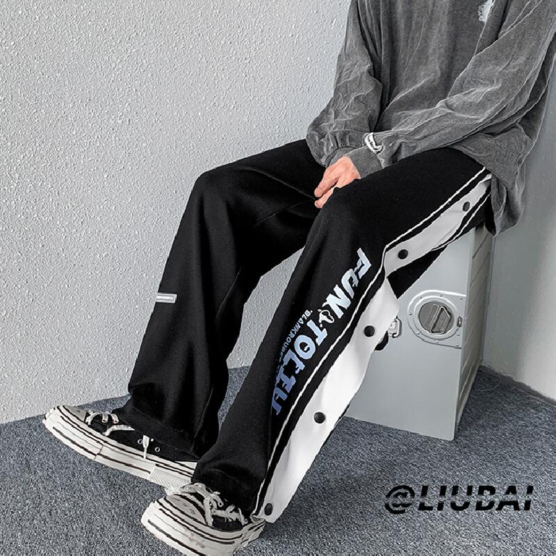 Quần dài ống rộng thời trang hip hop thịnh hành cỡ M-3XL cho nam