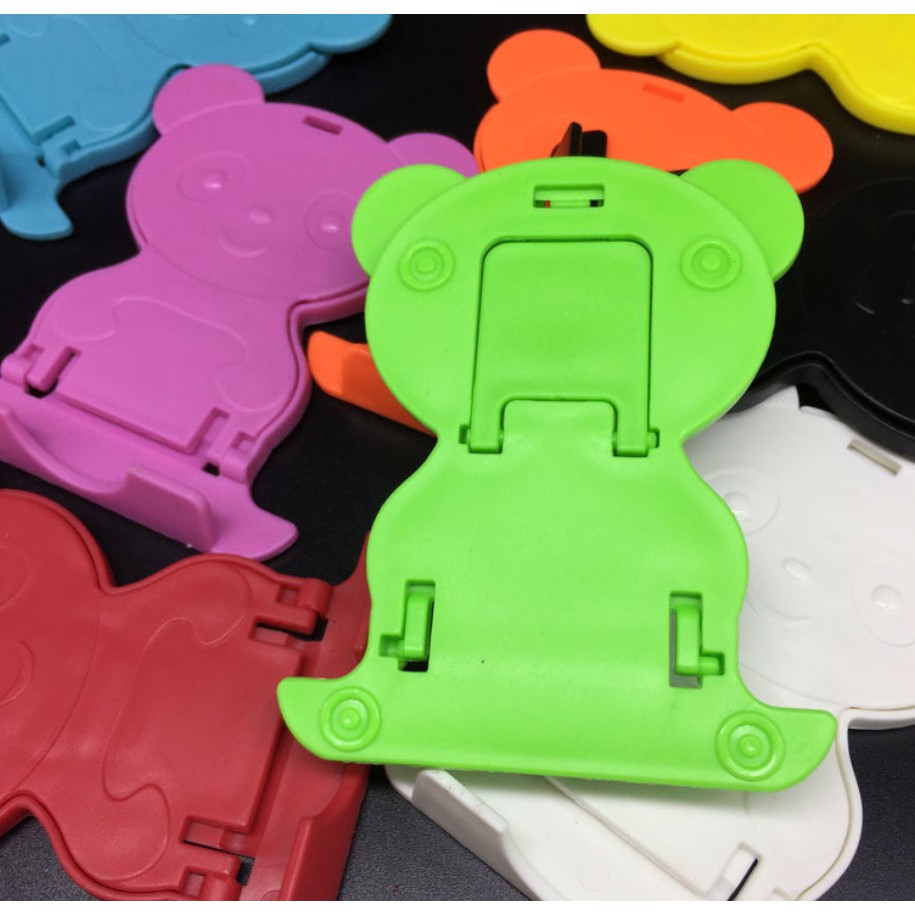 Giá Đỡ Điện Thoại Hình Gấu Có Thể Gấp Gọn Tiện Dụng