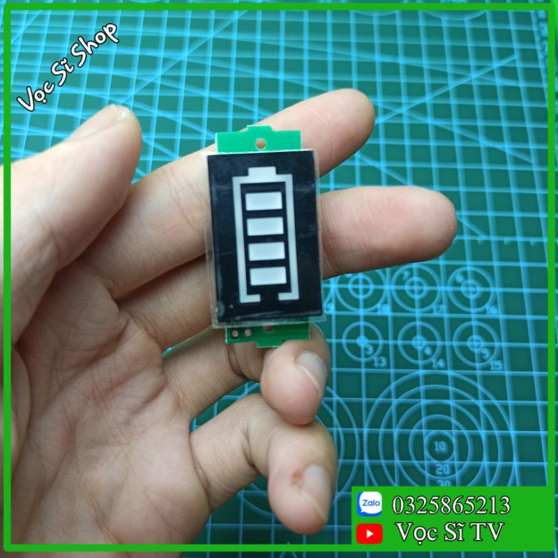 LED báo dung lượng pin đa năng từ 1s -> 8s