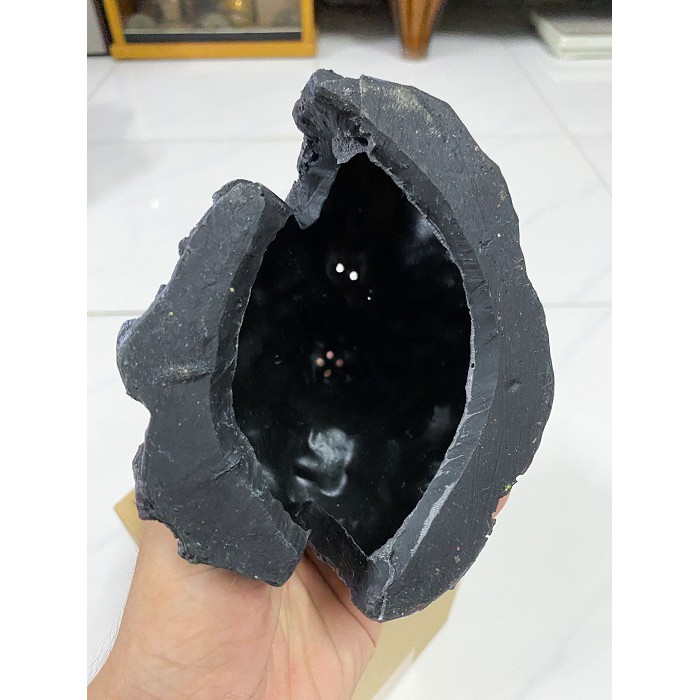 NÚI LỬA TRANG TRÍ HỒ CÁ NON BỘ 14X10X12CM