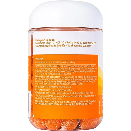 Kẹo dẻo Nature's Way Vita Gummies Vitamin C tăng cường sức đề kháng