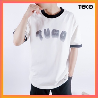 Áo thun cotton unisex TUCO basic tee phông OUT LINE chữ đen nam nữ tay lỡ oversize form rộng nhiều màu local brand