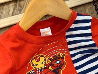 Bộ thun cotton bé trai size 6-23kg