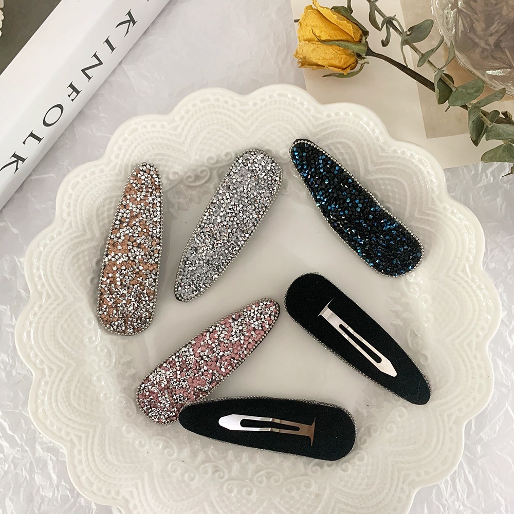 (0481) Cặp Tóc Mái Nhũ Đá Ánh Hàn Quốc Xu Hướng