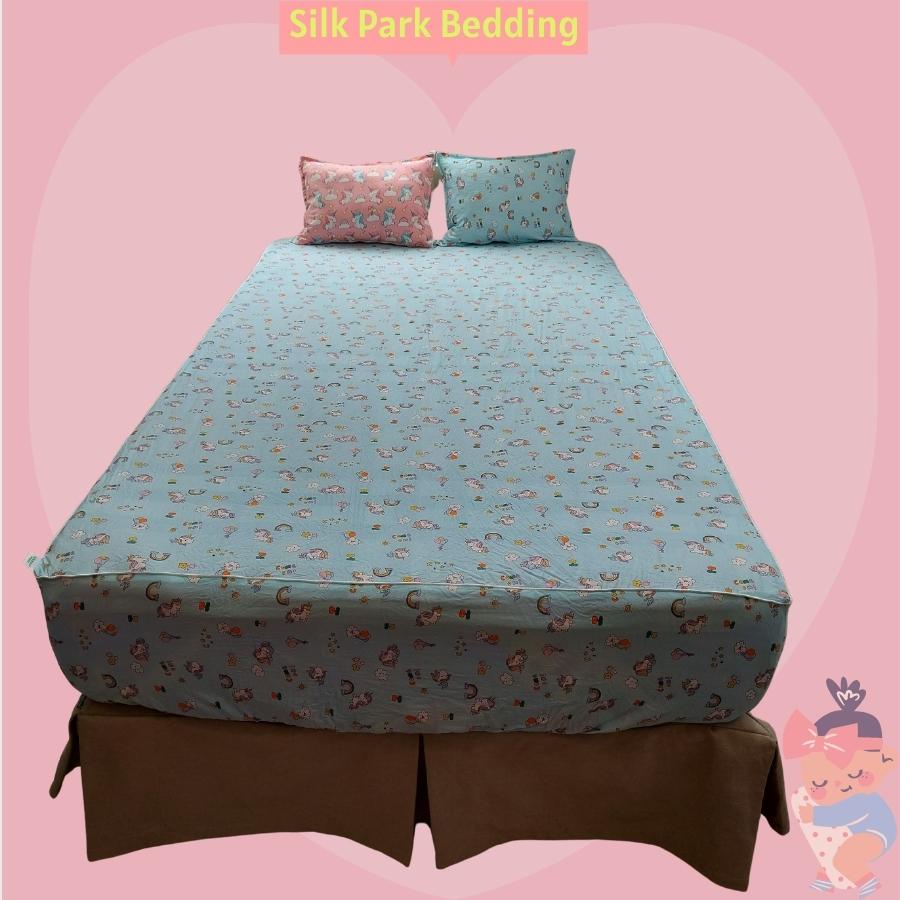 Gối Cho Bé SilkPark Gối Trẻ Em Bông Microfiber Êm Nhất, Vỏ Gối 100% Cotton HQ Nhiều Màu