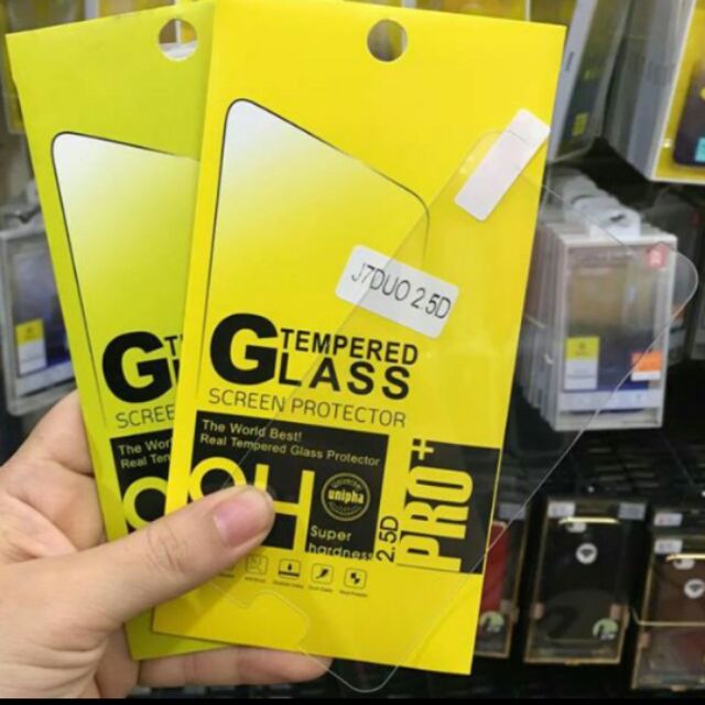 Bộ 3 Kính cường lực samsung galaxy j7 duo chống xước màn hình