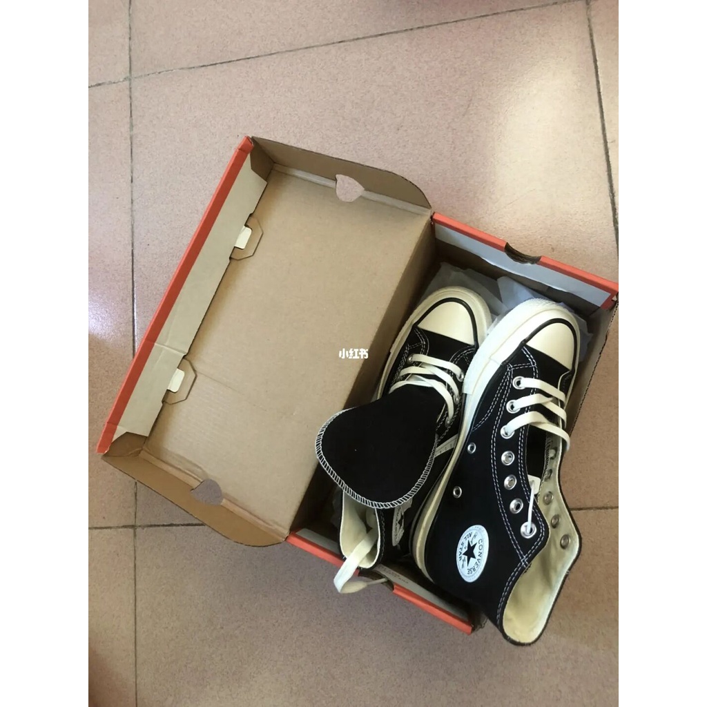 Giày Thể Thao Converse Chuck Taylor Allstar 1970s Màu Đen Cổ Điển # 1563