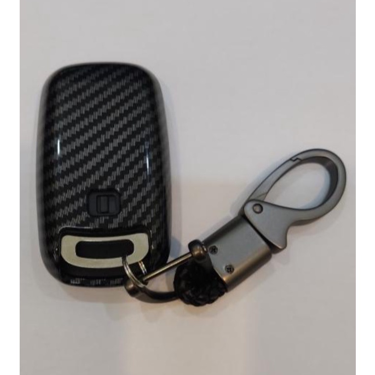 Ốp Chìa Khóa Carbon xe Toyota Raize, Veloz, Avanza- kèm móc treo sang trọng, bảo vệ chìa khóa xe toàn diện thời trang