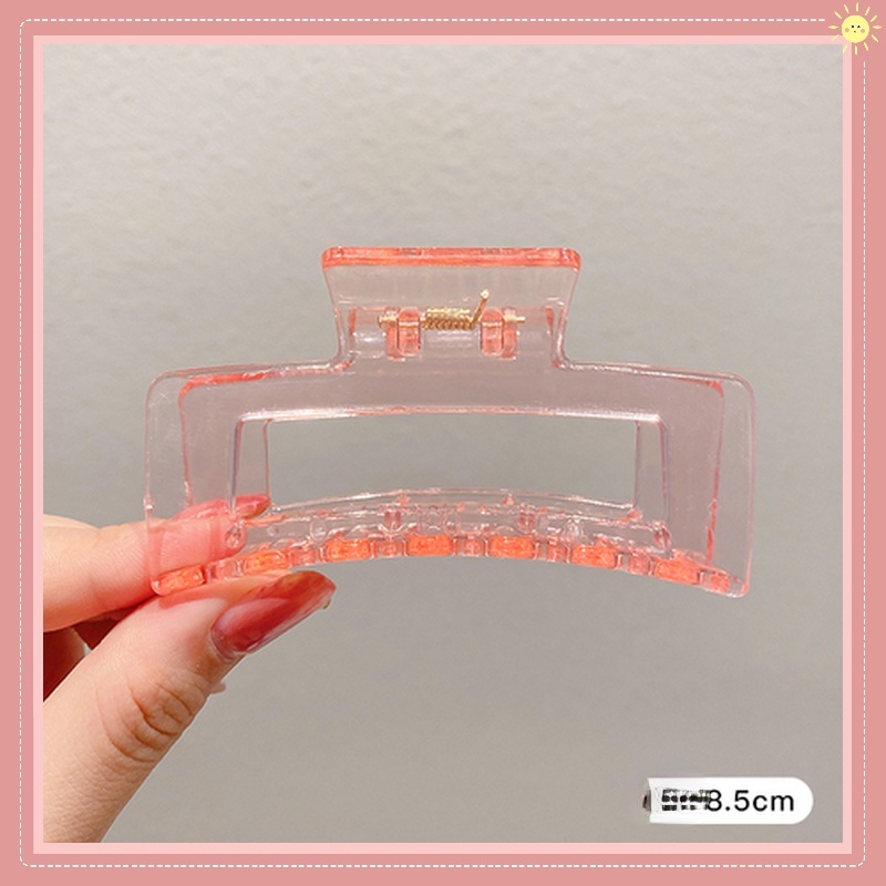 Kẹp Tóc Trong Suốt Đơn Giản Thời Trang Phong Cách Hàn Quốc