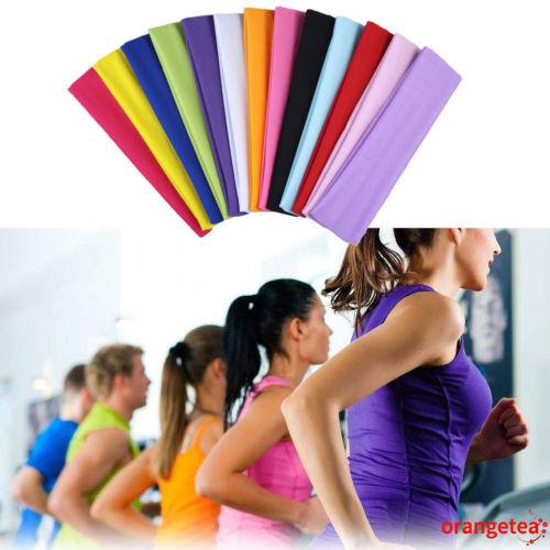 Băng đô bản rộng thấm hút mồ hôi cho nữ tập luyện thể dục/yoga