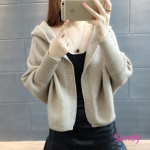 Áo Khoác Cardigan Tay Dài Có Nón Thời Trang Mùa Thu Cho Nữ | BigBuy360 - bigbuy360.vn