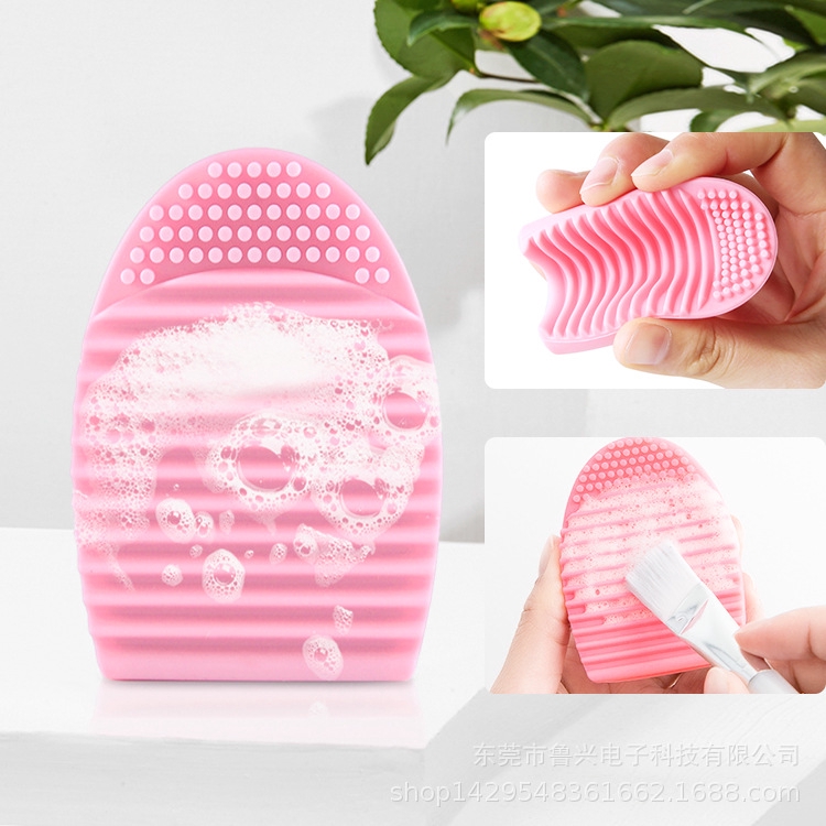 Trang Điểm Silicone Bàn Chải Vệ Sinh Miếng Lót Thảm Cọ Rửa Dụng Cụ Đựng Mỹ Phẩm Chải Chân Mày rửa Dụng Cụ Chà Bàn Trang Điểm Vệ Sinh