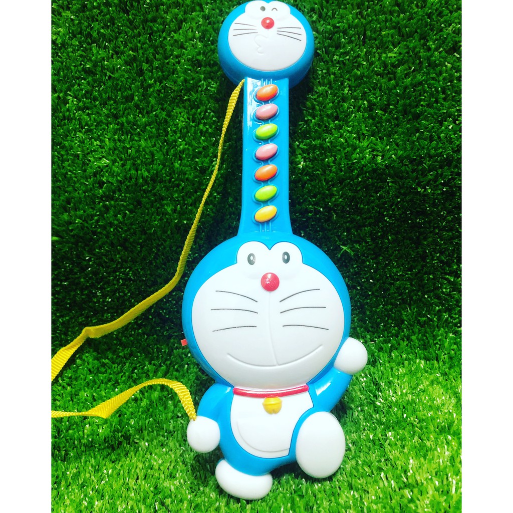Đồ chơi đàn hình Doraemon dùng pin phát nhạc cho bé (ảnh thật)