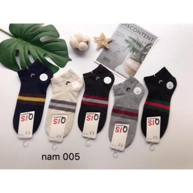 Sét 5 Đôi Tất Nam Kẻ Ngang Chất Đẹp ( 5 Đôi )