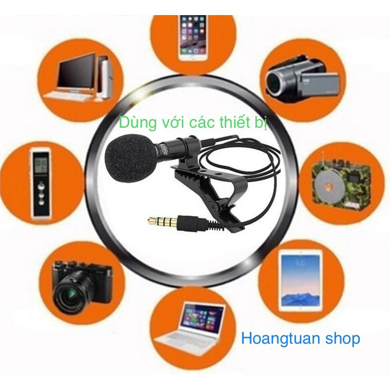 Micro dành cho điện thoại, máy tính bảng ..( chân cắm 3.5mm).