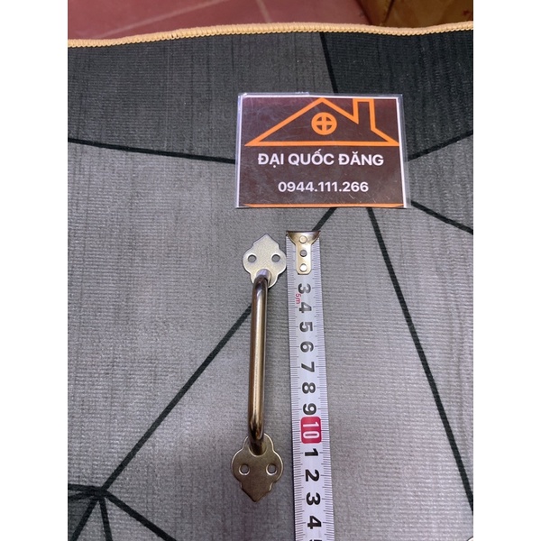 Tay nắm tủ inox đặc tròn uốn hoa văn