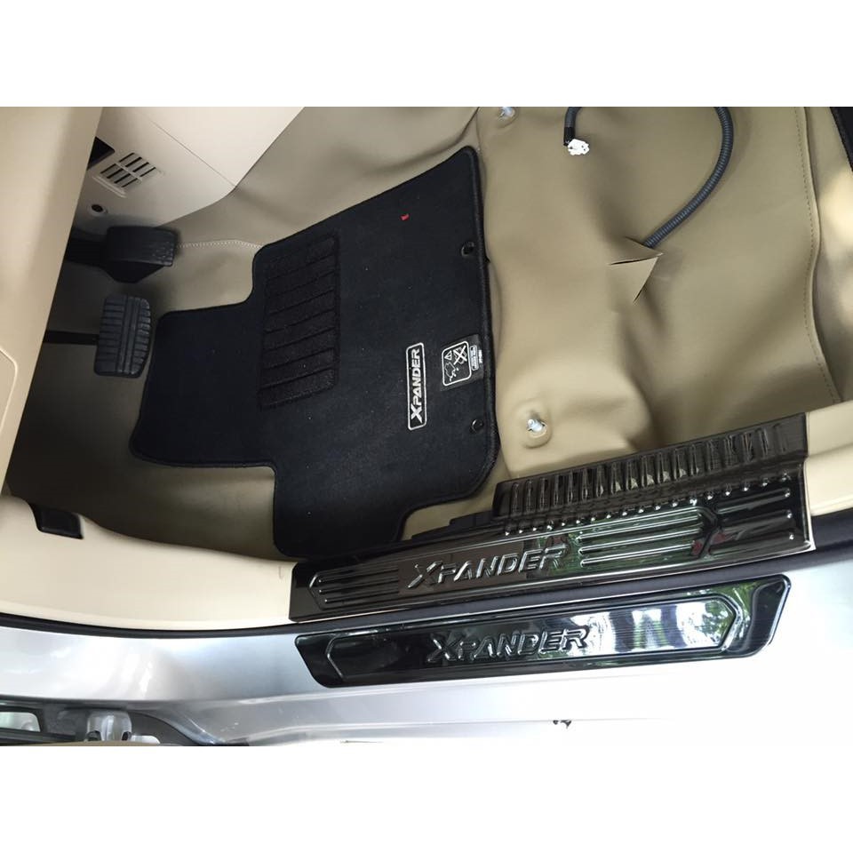 Bộ ốp bậc trong ngoài chống xước xe Mitsubishi Xpander 2018-2019 2020 titan Na No Smart Uy Tín Chất Lượng