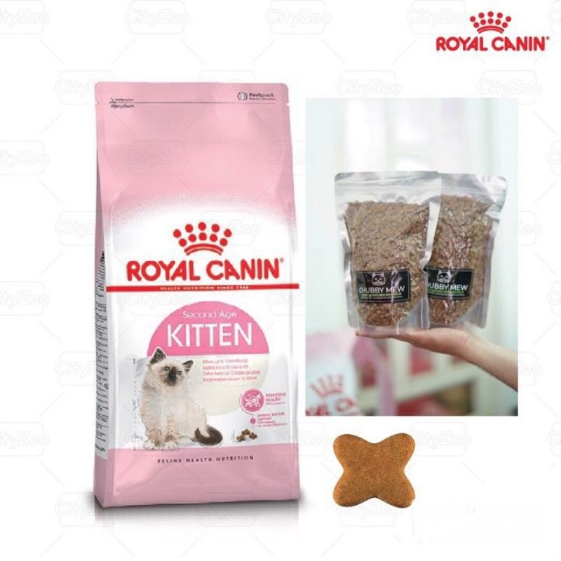 [Mã 229FMCGSALE giảm 8% đơn 500K] Thức ăn mèo royal canin kitten 1kg túi zip