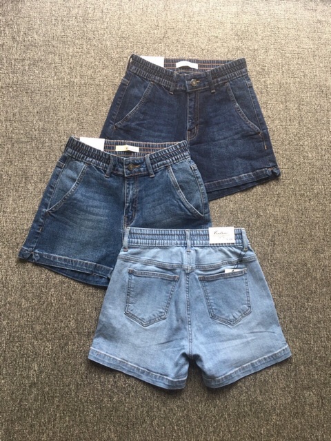 QUẦN SHORT JEANS NỮ LƯNG THUN BA MÀU HÓT LẮM AK SiZe ĐẠI