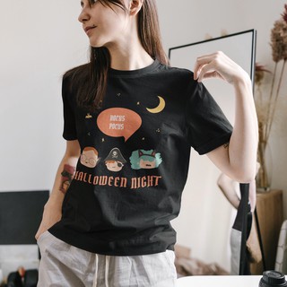 Áo thun cotton unisex HALLOWEEN