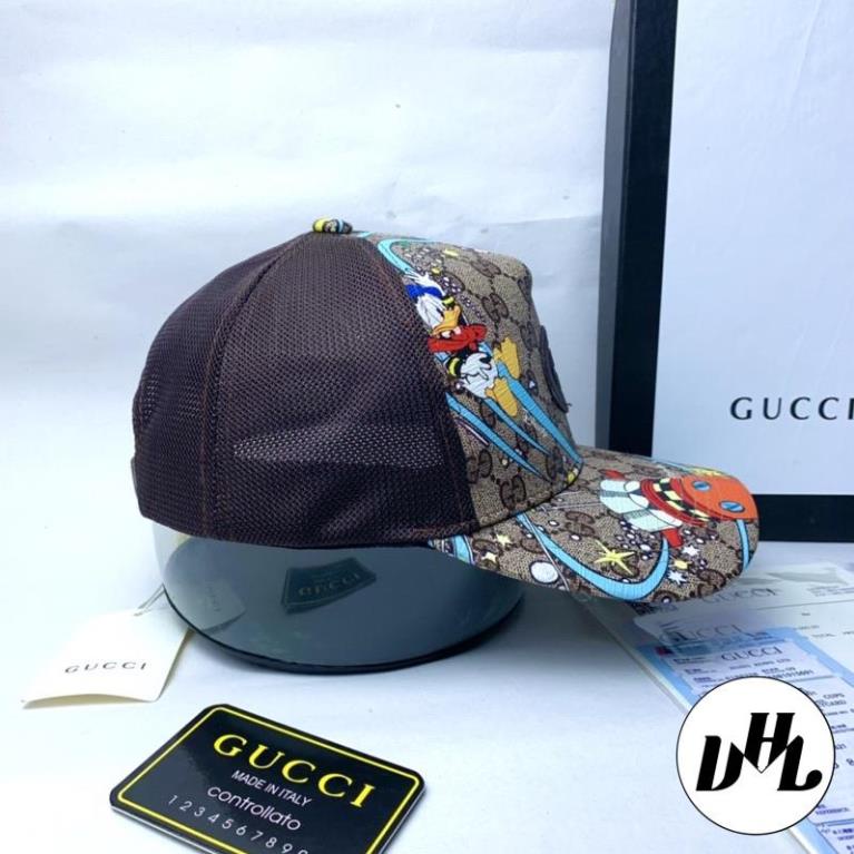 Mũ lưỡi trai, nón kết nam nữ GUCI VỊT DONALD DUCK vải Canvas siêu chất và ngầu (Ảnh thật)