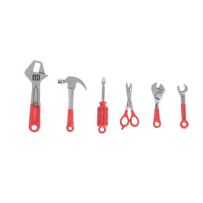 Bộ 2 Hộp Dụng Cụ Sửa Chữa Mini Tỉ Lệ 1 / 12 Trang Trí Nhà Búp Bê