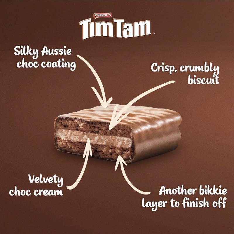 Bánh quy phủ chocolate TimTam 🍫 nhập Úc 🇦🇺 đặc sản biểu tượng nước Úc