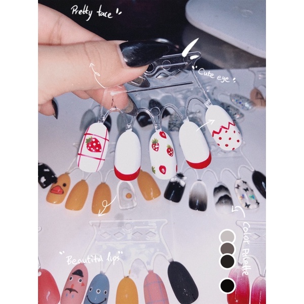 [SALE] Nail box - móng giả mẵu dâu tây [sốc]