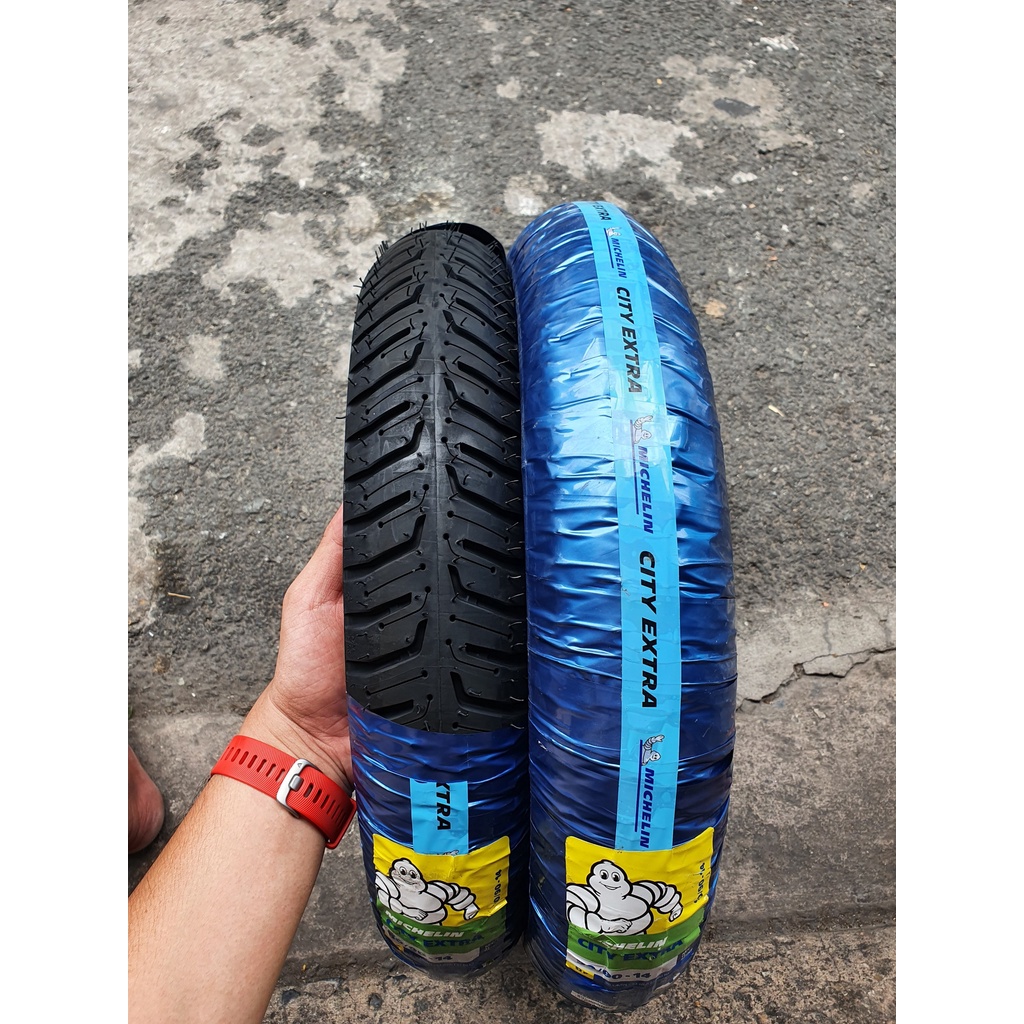 Vỏ lốp xe Michelin City Extra  cho tay ga size và xe số, vỏ không ruột - giá 1 cái