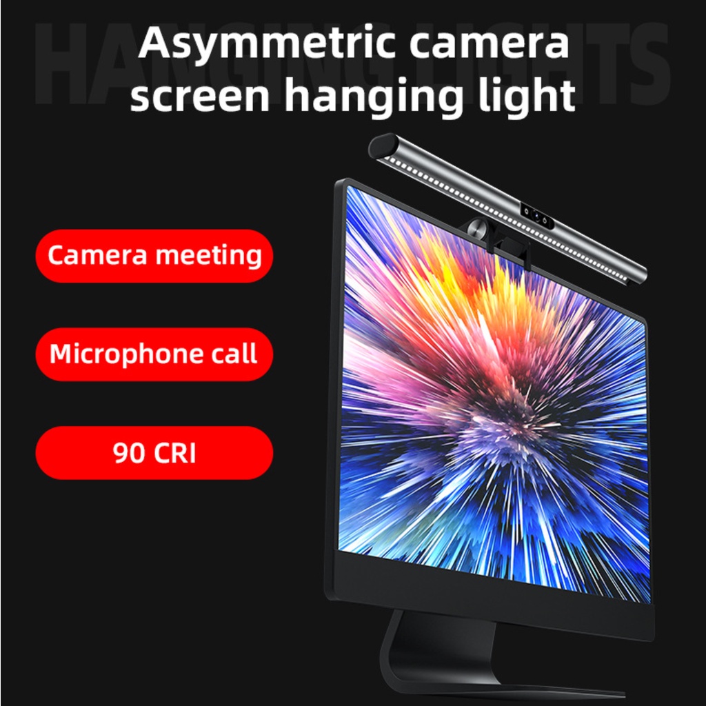 ĐÈN LED TREO MÀN HÌNH S1 1080P KIÊM WEBCAM