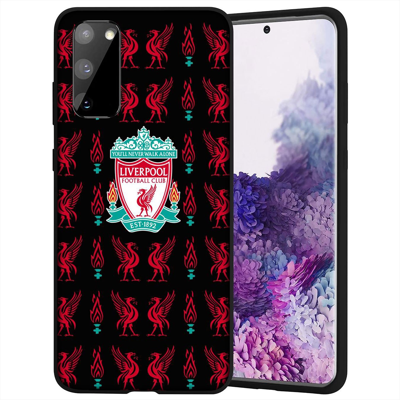 iPhone XR X XS Max 7 8 6 6s Plus + 6Plus 7Plus 8Plus Casing Logo Liverpool Wallpaper Soft Silicone Phone Case