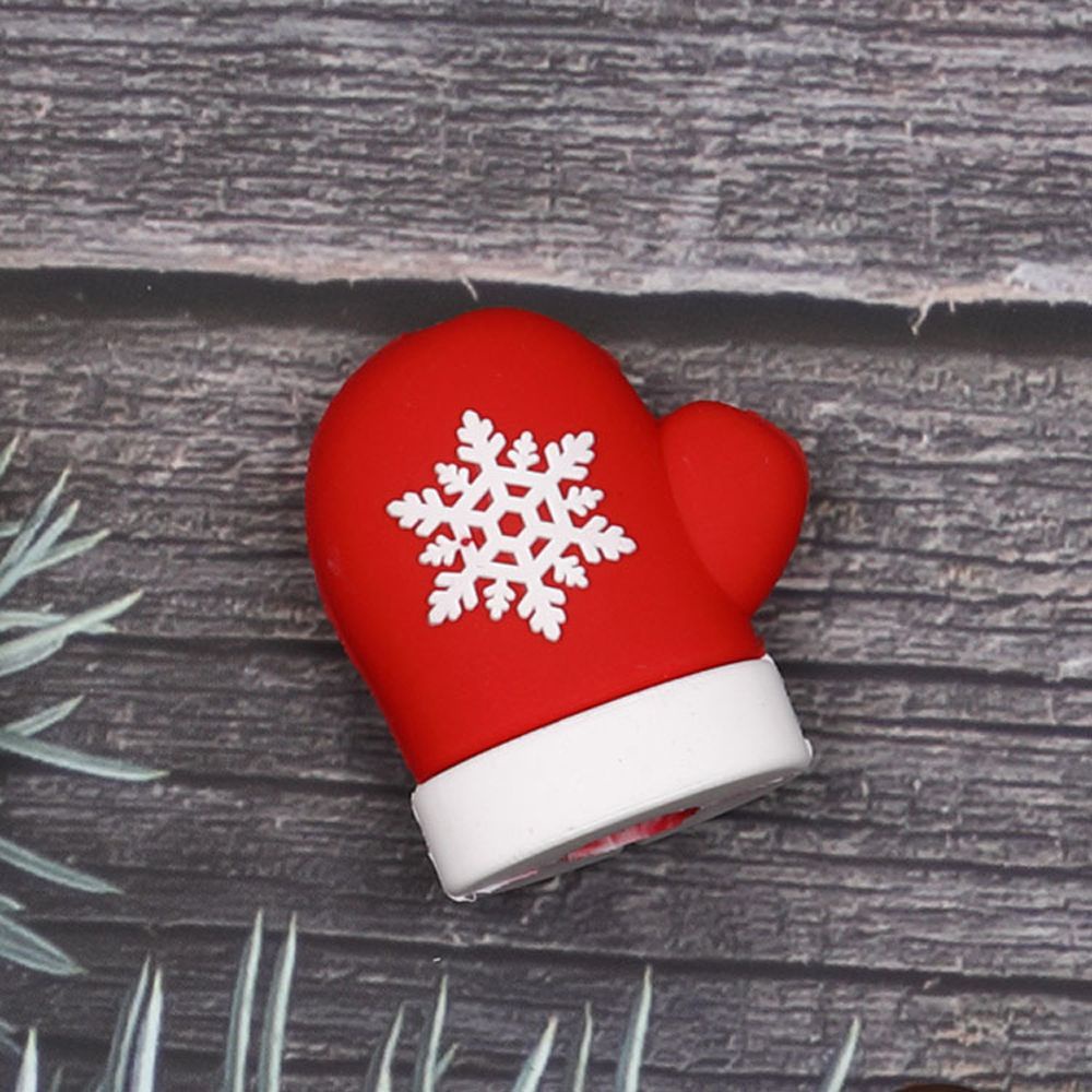 Vỏ bọc bảo vệ dây cáp sạc/ tai nghe hình ông già noel dễ thương tiện dụng