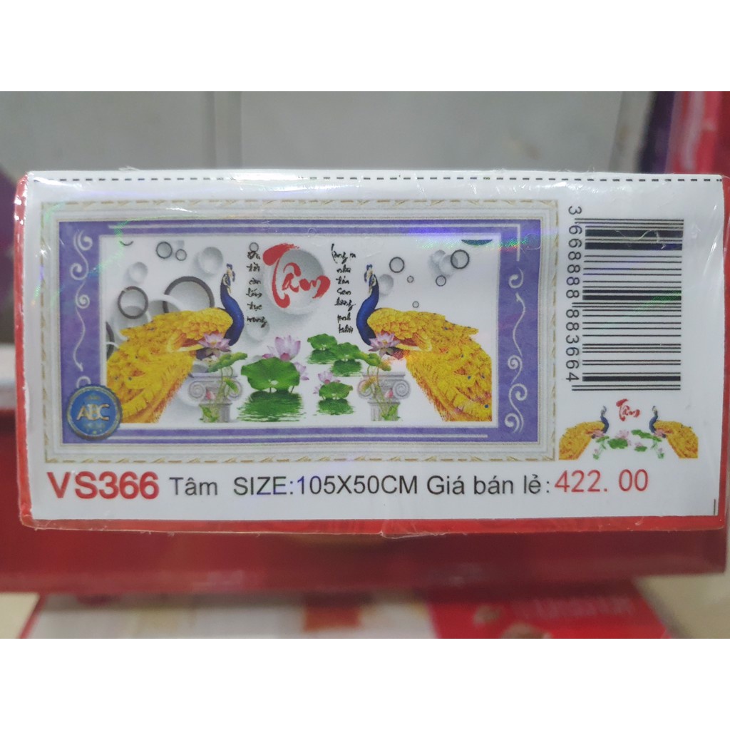 Tranh đính đá chữ tâm ,tranh gắn đá chưa gắn.