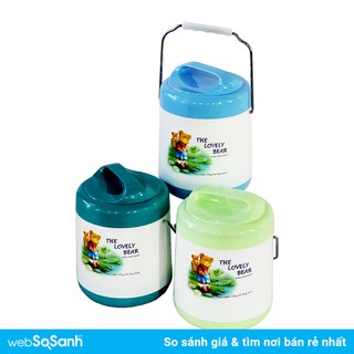 CẶP LỒNG CƠM 2 NGĂN LÕI INOX VIỆT NHẬT PLASTIC