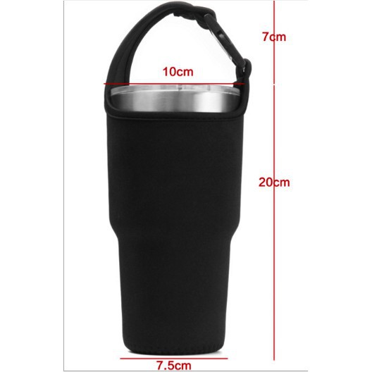 Túi xách ly giữ nhiệt và dây đeo - Túi vải ly giữ nhiệt loại 600ml và 900ml - Chống trày và làm đẹp cốc giữ nhiệt