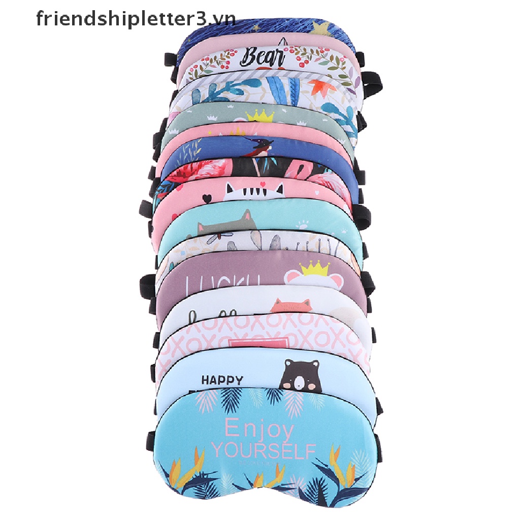 1 Mặt Nạ Che Mắt Ngủ Bằng cotton Sáng Tạo