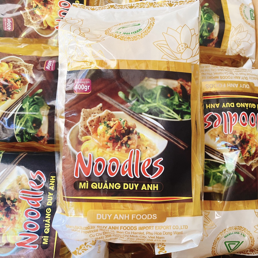 Combo 3 gói Mì Quảng xuất khẩu Duy Anh