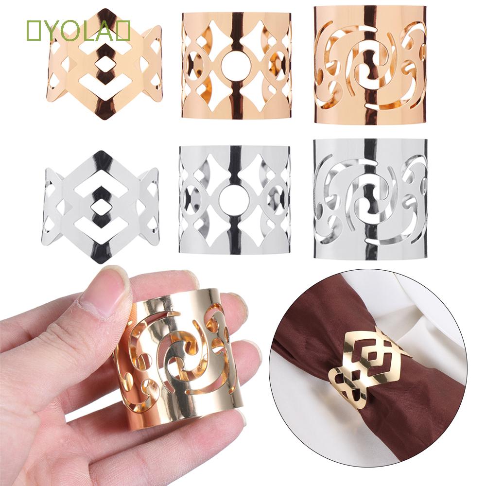 Kẹp Giữ Khăn Ăn Hình Trái Tim Trang Trí Bàn Ăn