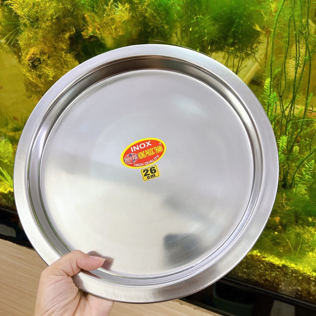 Bếp cồn inox cao cấpTiến Thành có đế lót, bếp cồn sáng bóng không gỉ tiện dụng