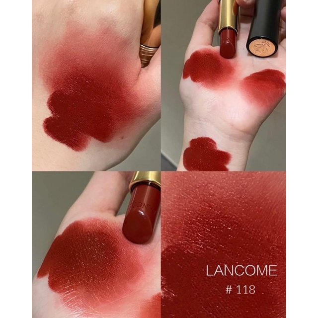 Son Lancome L'absolu Rouge Cream 118 French Coeur