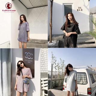 Áo tay ngắn chất phi bóng cho nữ