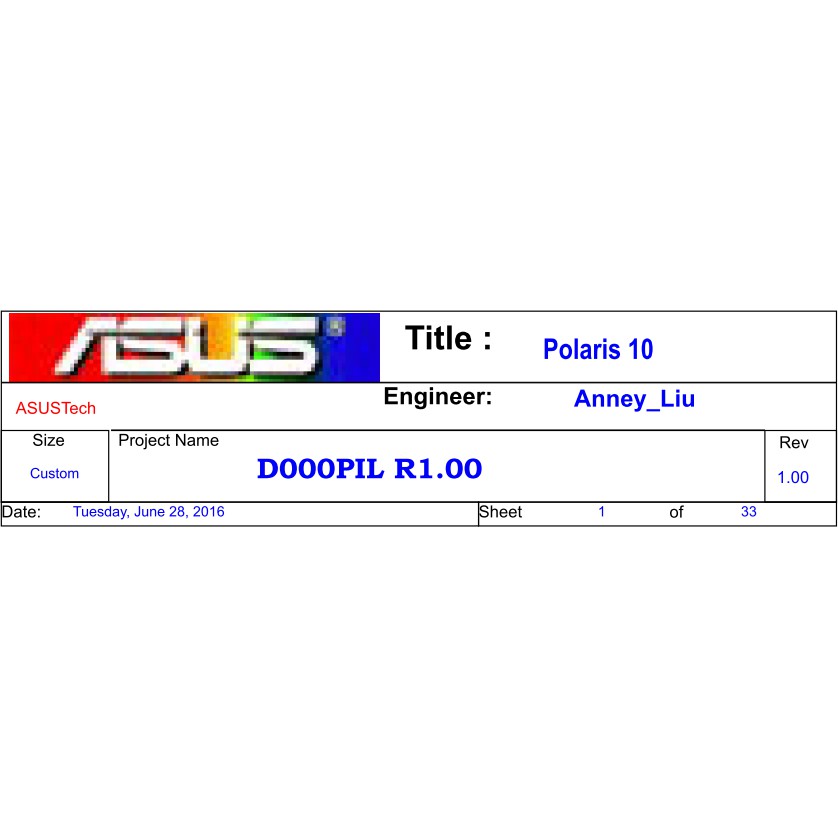 Sơ đồ Schematic Card màn hình MINING-RX470-4G-V2 mã board D000PIL rev 1.00 - Zalo 0328723707