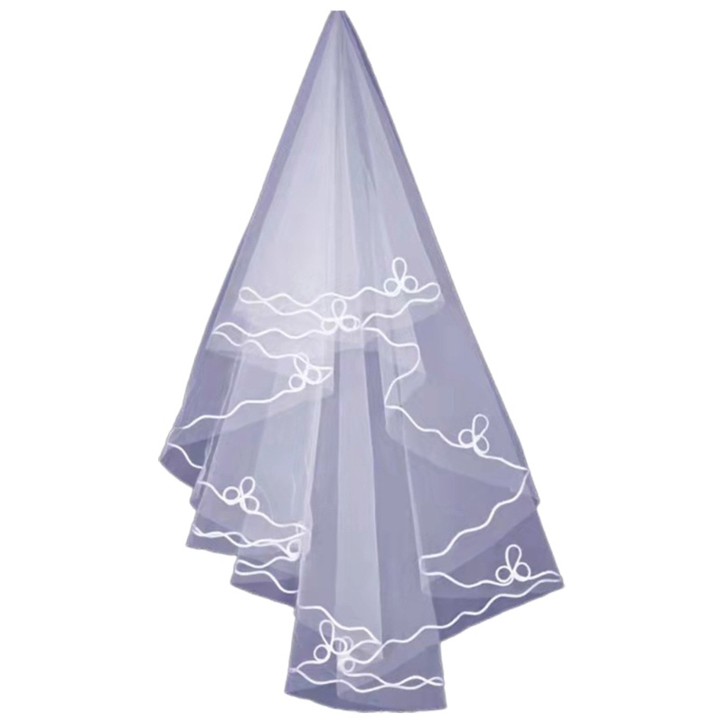 Mạng Che Mặt Vải Tuyn Nhiều Màu Sắc Lãng Mạn Cho Cô Dâu