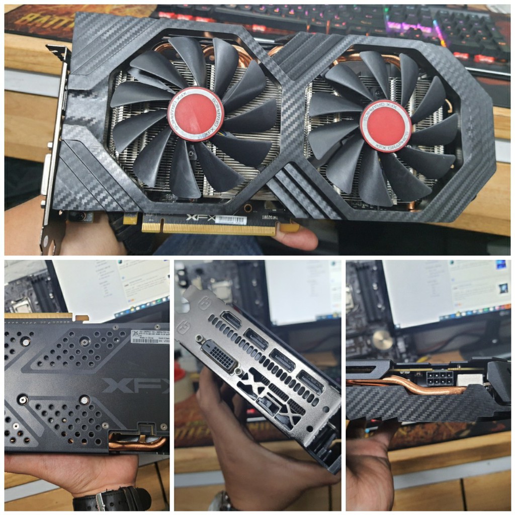 VGA - Card màn hình XFX AMD Radeon™ RX 580 GTS XXX Edition 4GB - 8GB