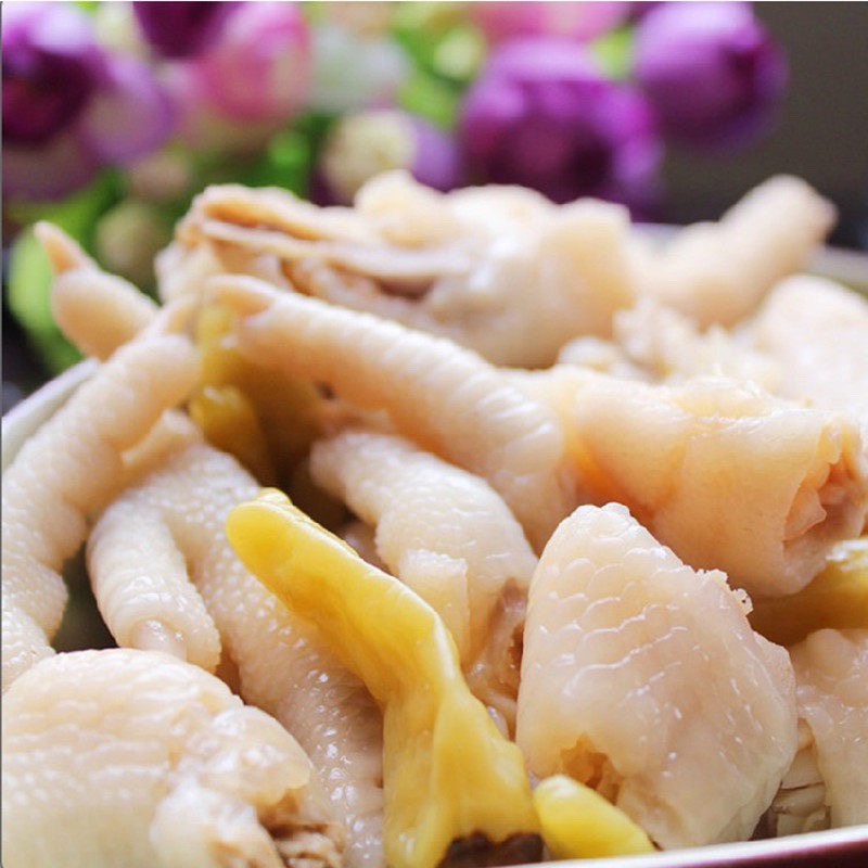 Chân gà yuyu, chân gà cay Trung Quốc, món ăn vặt, đồ ăn vặt ngon M02
