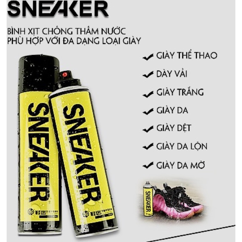 Chai xịt NaNo chóng nước bảo vệ giày Sneaker Hando 300ml