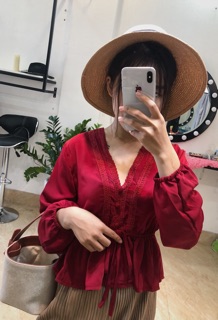 Áo sơmi tay bồng