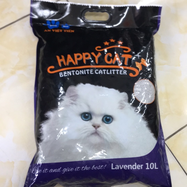 cát vệ sinh mèo Happy cat 10 lít