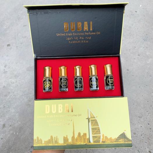 Set 5 Chai Nước Hoa Dubai CỰC THƠM unisex Dành Cho Cả Nam Và Nữ